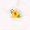 Cinta de Satén Hojosa Creativa Flor de Cinta Pequeña Rosa Hecha a Mano Accesorios para Pasador de Pelo Ropa Interior Ropa Venta al por Mayor en Stock