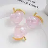 Beleza de Gelo Estéreo Formato de Fruta Pêssego Corrente para Celular Pulseira DIY Pingente de Bolsa Chaveiro de Carro Material