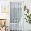 Simples ins-style Lace Door Cortina Venealable Verão Anti-mosquito Porta Cortina Punch-free Wear Rod Divisória Quarto Cortina Longa Cross-Border