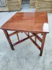 Mesa Quadrada Dobrável Oito Imortais de Madeira Maciça Estilo Antigo Novo Estilo Chinês Mesa de Jantar Removível para Restaurante Madeira de Abeto