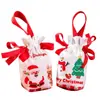 Saco com Cordão de Natal Transfronteiriço Jardim de Infância Véspera de Natal Festa Infantil Doce de Maçã Sacola Bolsa de Presente de Natal