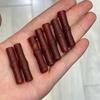 Material antiguo ágata roja cuentas barril de bambú DIY texto juego cuentas de Buda accesorios de joyería cadena para teléfono móvil pulsera colgante para colgar en bolsa