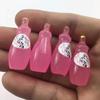 Resina de flash fino simulación botella de vino cerveza bebida diy pegamento de crema accesorios para funda de teléfono móvil suministro de explosión en vivo al por mayor