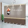Oficina Logotipo Mampara de Pantalla Pared de Fondo Hotel Salón de Belleza Recepción Simple Moderno Plegable Móvil
