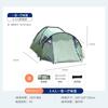 Barraca de Túnel para Camping RV de Fábrica com Saia para Neve e Toldo, Feita Sob Medida para Acampamento em Família, Proteção Solar e à Prova d'Água