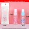 Frasco Spray Álcool Pequeno Frasco Spray Garrafas Plásticas Portáteis Tônico Cosmético Garrafa Transparente Vazia Garrafa Spray de Névoa Fina para Viagem