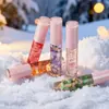 Processamento OEM/ODM de Maquiagem Labial Transfronteiriça, Brilho Labial de Natal, Óleo Labial com Tema de Natal, Venda Direta de Fábrica