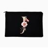 Bolsa de Cosméticos Personalizada com Zíper e Letra da Amazon, Estampa, Bolsa para Estudantes, Material Pu em Branco, Bolsa de Cosméticos Feminina