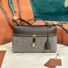 2026 Otoño Lp27 Bolsa Lonchera Estilo Old Money para Viajes Cotidianos Versátil Bolsa Caja de Gran Capacidad Bolso de Mano Hombro Cruzado Portátil