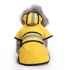 Suministro directo de fábrica impermeable para perro ropa reflectante para perro perro pequeño Oso peluche Poncho universal Cuatro Estaciones suministros para mascotas