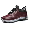 Zapatos de Algodón para Hombre de Invierno, Zapatos Casuales de Moda, Zapatos de Papá, A prueba de Viento, Impermeables, A prueba de Nieve, Botas de Algodón, Forradas de Felpa, Engrosadas, Botas de Nieve Calientes