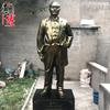 Ventas directas en el campus escolar de celebridades de la ingeniería ferroviaria Zhan Tianyou Estatua de celebridad tradicional Escultura de bronce de imitación de FRP