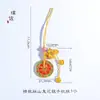 Mismo Estilo que el Lingote Atractor de Fortuna Chapado en Oro, Calabaza, Amuleto de la Suerte, Bestia Tragadora de Oro, Loto, Colgante para Teléfono de Animal del Zodiaco de la Tienda Puzuo Gold