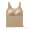 Outono e Inverno Base Aveludada Corretivo Colete Quente Sem Costura Roupa Externa Sem Costura Camada Interna Fixa de Aquecimento Camada Base Colete