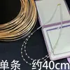 Accesorios DIY, cuentas de sésamo de plata de ley S925, cuentas espaciadoras, collar de cielo estrellado con perlas, pulsera, materiales para abalorios para manualidades hechas a mano