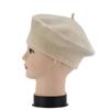 Nueva boina infantil de lana sintética de invierno estilo coreano transfronterizo, moda simple, sombrero de princesa, sombrero infantil para las Cuatro Estaciones