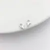Prata Esterlina S925 Botão Mola Lagosta Fecho Conector Fivela Acessórios Feito à Mão DIY Pulseira de Contas Colar Material para Joias