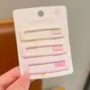 Pinza para el pelo de estrella color dopamina de cinco puntas tocado clip para niños lindo clip BB flequillo princesa pinza lateral