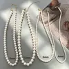 Colar com Fecho Magnético Estilo Chanel, Elegância Francesa, Gargantilha Fashion de Luxo Leve, Corrente de Clavícula Versátil de Alto Padrão com um Toque Refinado