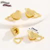 Clípe de Mola de Pressão Banhado a Cobre Ouro 18K Real DIY Pulseira de Pérola Feita à Mão Colar Fivela de Conexão Ouro Branco Joia