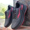 Zapatos hombre 2024 primavera y otoño cuero impermeable zapatos deportivos zapatos casuales de hombre zapatos de trabajo negros venta al por mayor zapatos de hombre