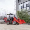 Exportado a Alemania: Máquina Pequeña Agrícola de Doble Propósito, Excavadora Cargadora de Construcción, Máquina Todo en Uno para Excavación y Carga de Mantenimiento de Carreteras