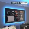 Tablero Perforado Negro de Metal para Habitación de E-sports Estante de Pared Escritorio de Computadora Tablero de Montaje en Pared Decoración de Almacenamiento Estante de Exhibición