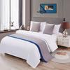 Toalha de cabeceira de cama de hotel Bandeira de cama lateral Moderna de alta qualidade Almofada de cabeceira de cama de hotel simples Estilo europeu Capa de cama de luxo leve