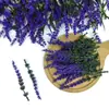 Amazon Transfronterizo Arbusto de Flores de Lavanda Artificial Casa Oficina Flor Artificial Planta Verde Simulación Boda Exterior
