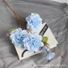 Artificial rosa 5-cabeça laifei rosa casamento estrada chumbo flor peônia decoração de casa rosa camélia comércio exterior flor de seda falsa