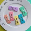 Pinza de pico de pato color macarrón pinza para el pelo sin costuras color caramelo accesorios para el pelo lindos clip de borde esmerilado material del clip clip para flequillo dopa