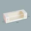 Caja de Cartón para Pastel de Ventana de Chifón Hokkaido al por Mayor de 2 Piezas 3 Piezas 4 Piezas para Empaque de Magdalenas y Horneado