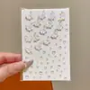 Adesivos Faciais de Borboleta Tridimensionais para Performance Infantil Transfronteiriça Adesivos de Diamante Maquiagem para os Olhos Adesivos Faciais de Diamante Brilhante Acessórios Faciais Adesivos de Diamante