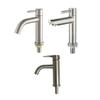 En stock lavabo de acero inoxidable 304 grifo de enfriamiento único lavabo de baño lavabo lavabo balcón