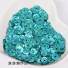 Lentejuelas Redondas Cóncavas de Láser de 6 mm Lentejuelas DIY Cuentas Cosidas a Mano con Agujero Central Materiales para Accesorios Hechos a Mano Accesorios de Decoración para Ropa