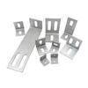 Colgadores para Fachadas de Cristal Acero Inoxidable Colgado en Seco de Piedra Colgadores de Gancho Doble Tipo T Mármol Accesorios de Ingeniería para Fachadas de Cristal Fábrica