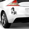 Pegatinas populares de comercio exterior anime Dragon Ball Wukong pegatinas decorativas para rasguños de ventana de coche motocicleta modificada pegatinas de coche de anime