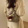 Bolsa Cesta Estilo Coreano com Padrão de Lichia para Mulheres 2026, Bolsa de Mão de Luxo Estilo Balde, Bolsa de Ombro Transversal Elegante e Fashion
