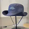 Sombrero de Sol para Hombre Estilo Nuevo con Protección Solar Desmontable Ala Ancha Verano Montañismo Pesca Sombrero para Exteriores Anti-UV