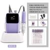 Removedor de uñas profesional para arte de uñas transfronterizo de Amazon, carga, pulido portátil, herramienta para quitar manicura [con base]]
