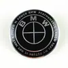 Aplicable a logo original de coche BMW logo frontal y trasero con fondo negro original 82mm74mm capó del motor maletero logo del coche