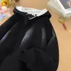 Sudadera para Hombre, Ropa para Hombre, Marca de Moda, Sensación de Alta Gama, Sudadera con Capucha de Forro Polar, Bloques de Color con Estampado de Letras, Sudadera Sencilla