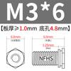Tornillo de remache hexagonal de acero inoxidable Xinyi NFHS-M3M4M5M6 * 6/8/10/12/15/20 Tornillo de remache