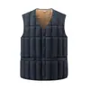 Chaleco con forro de polar para hombre, talla grande, adecuado para mediana edad y personas mayores, capa base cálida, top de comercio exterior transfronterizo