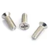 Tornillos de Cruz Avellanados Ranura Cruz Cabeza Plana Hilo de Máquina Tornillos Digitales M1M2M3M4M5M6 Niquelados