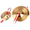 Fabricante Suministra Gongs y Platillos de Cobre de Alta Calidad, Gongs y Platillos de Cobre de 13-30 cm, Instrumentos de Percusión, Instrumentos Musicales de Juguete
