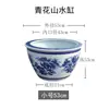 Tanque de Peces Cerámico Azul y Blanco de Jingdezhen para Uso en Hogar y Jardín, Tanque Grande de Loto para Criar Peces, Tanque de Feng Shui, Fabricante de Adornos Atractores de Riqueza