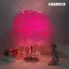 Lámpara de mesa con plumas de celebridades de Internet, lámpara decorativa de estilo nórdico para sala de estar, lámpara de noche para niña, lámpara de noche creativa.