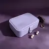 Nova Caixa de Joias de Couro Vintage Sazonal Bolsa Portátil para Armazenamento de Acessórios Caixa de Exibição Antioxidação para Prendedor de Cabelo, Pulseira, Brinco