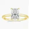 Conjunto de Anéis Arvaleff em Prata 925 com Pedra Raindi 7mmx9mm Anel de Diamante de 3 Quilates Joias Fabricante Transfronteiriço